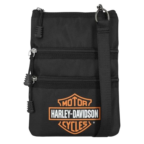 Harley-Davidson Purse Women's Bar & Shield Logo Convertible Crossbody, Black HDC - Picture 1 of 3
